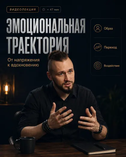 Лекция «Эмоциональная траектория: от напряжения к вдохновению»