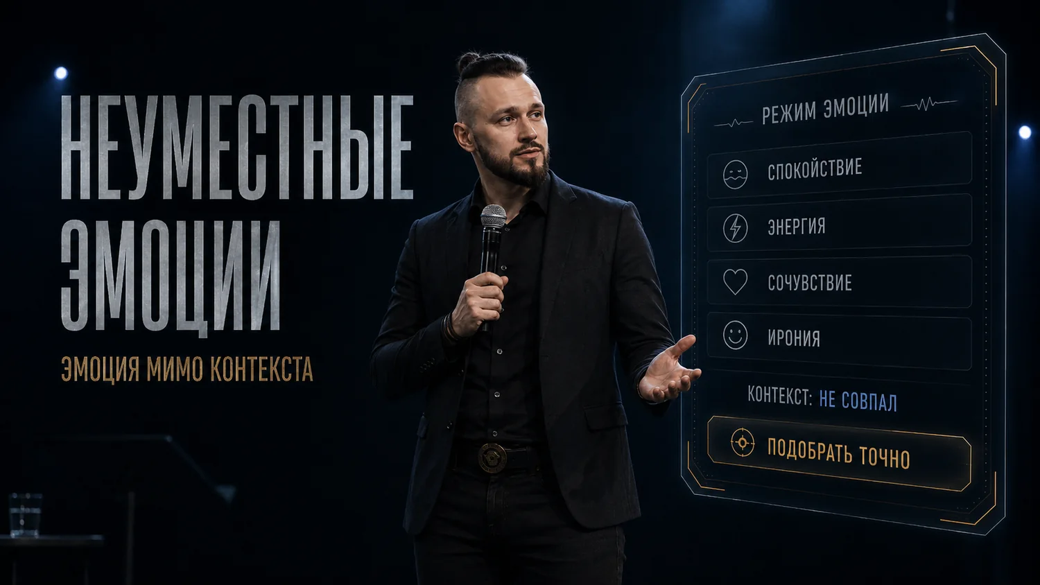Ошибка №2. Неуместные эмоции